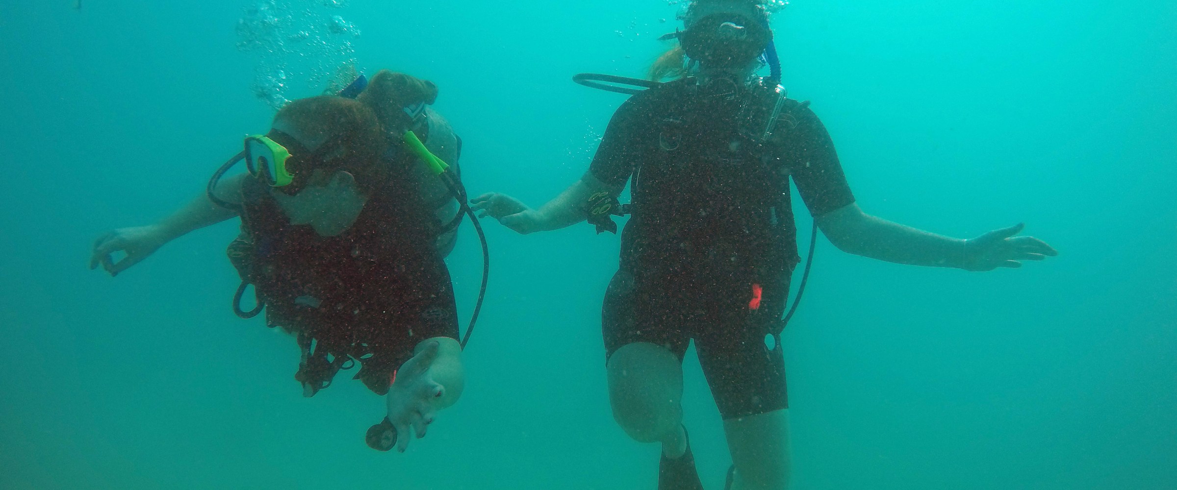 2 Scuba divers